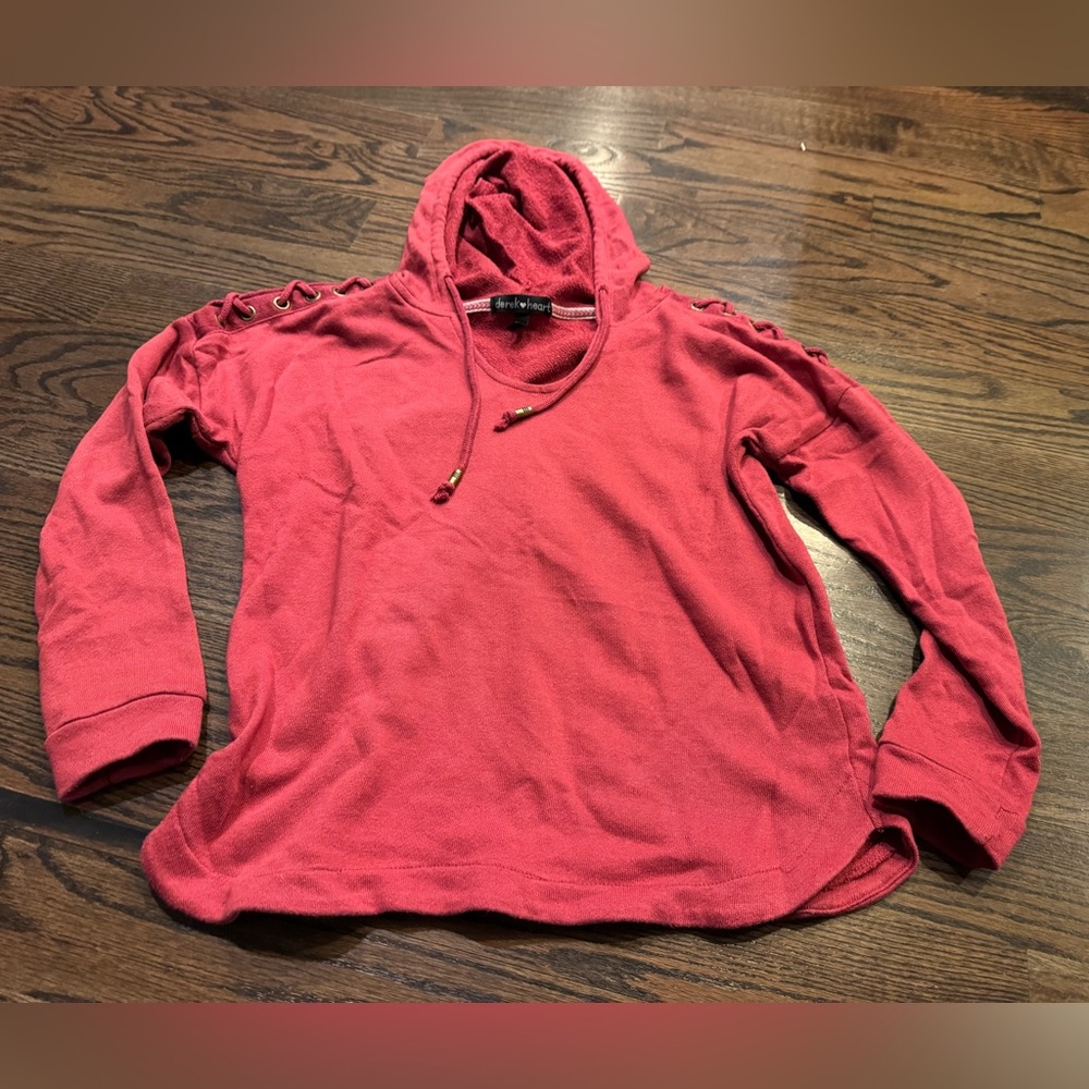Derek Heart Red Kids Hoodie